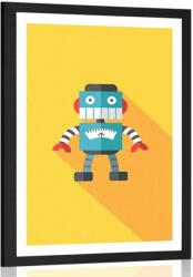 Dovido Poszter paszportuval vidám robot - 20x30 no frame