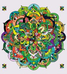 Dovido Tapéta zöld Mandala - 245x270
