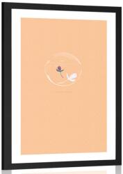 Dovido Poszter paszportuval buborék növény - 40x60 white