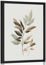 Dovido Poszter luxus minimalista levelek - 60x90 black