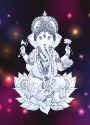 Dovido Öntapadó tapéta buddhista Ganesha - 196x270