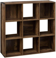 5five Simple Smart Biblioteca Ceda cu 9 compartimente, PAL maro, 101x32x101 cm (JJ-181388) Biblioteca