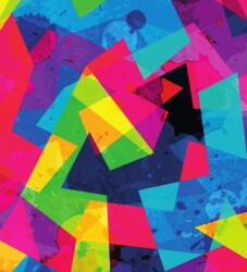Dovido Tapéta geometrikus grunge hatással - 245x270
