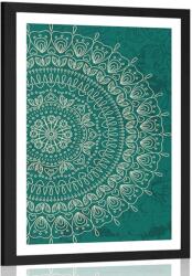 Dovido Poszter paszportuval kézzel rajzolt Mandala - 60x90 no frame