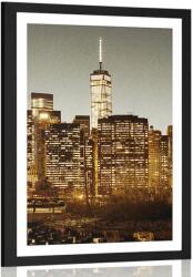 Dovido Poszter paszpartuval New York központjáról. - 30x45 no frame