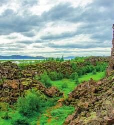 Dovido Öntapadó fotótapéta Thingvellir Nemzeti Park - 245x270