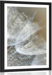 Dovido Poszter paszpartuval makró pitypang háttérrel. - 60x90 silver