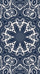 Dovido Öntapadó tapéta Mandala kék háttéren - 147x270