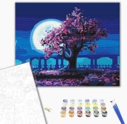 Brushme Festés szám szerint sakura a holdfényben - 50x40
