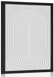 Dovido Poszter szivárvány perspektívája Mid-Century - 60x90 silver