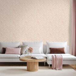 Dovido Öntapadó tapéta elegáns bézs kosárfonás textúra - 98x66