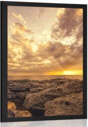 Dovido Poszter tengeri sziklák - 20x30 black