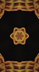 Dovido Tapéta érdekes arany Mandala - 147x270