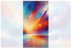 Dovido Öntapadó tapéta szivárványos absztrakt égbolt - 147x270