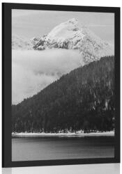 Dovido Poszter téli táj fekete fehérben - 40x60 white