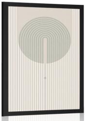 Dovido Poszter stílusos minta körrel Mid-Century. - 20x30 black