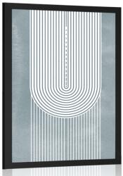 Dovido Poszter boho szivárvány Mid-Century - 40x60 black