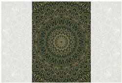 Dovido Öntapadó tapéta részletes Mandala zöld színben - 196x270