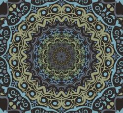 Dovido Tapéta Mandala nap mintával lila árnyalatban - 294x270