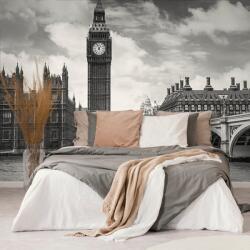Dovido Fotótapéta Big Ben Londonban fekete fehérben - 98x66