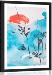 Dovido Poszter paszportuval festmény a japán égboltról - 30x45 black