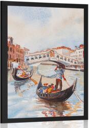 Dovido Poszter Velencei gondola - 60x90 silver