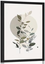 Dovido Poszter minimalista növények boho stílusban - 40x60 silver