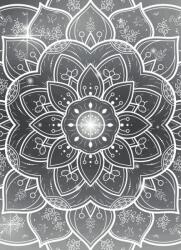 Dovido Tapéta keleti Mandala fekete fehérben - 196x270