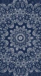 Dovido Tapéta kék Mandala absztrakt mintával - 147x270
