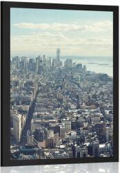 Dovido Poszter kilátás nyílik New York bájos belvárosára - 20x30 black