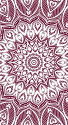 Dovido Tapéta Harmónia mandala rózsaszín alapon - 147x270
