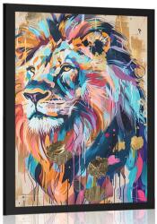 Dovido Poszter oroszlán festmény utánzata. - 40x60 no frame
