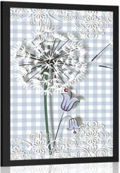 Dovido Poszter rajzolt pitypang - 20x30 white