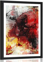 Dovido Poszter paszportuval modern médiafestészet - 30x45 white