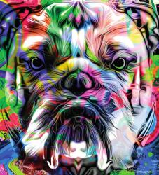 Dovido Öntapadó tapéta pop-art bulldog - 245x270