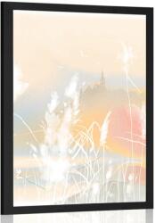 Dovido Poszter rét a kastély alatt - 20x30 silver