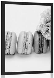 Dovido Ízletes macaroons poszter fekete-fehér kivitelben - 60x90 black