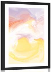 Dovido Poszter paszportuval pasztell színek összjátéka - 30x45 black