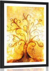 Dovido Poszter paszpartuval - élet fája - 20x30 white
