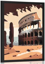 Dovido Poszter római Colosseum. - 20x30 white