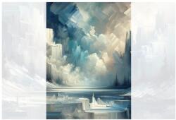 Dovido Öntapadó tapéta impresszionista téli táj - 196x270