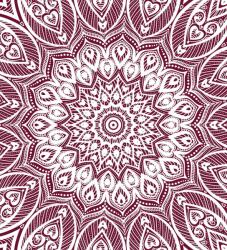 Dovido Öntapadó tapéta Harmónia mandala rózsaszín alapon - 245x270
