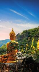 Dovido Öntapadó tapéta az arany Buddha kilátása - 147x270