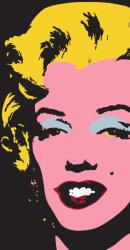 Dovido Tapéta pop art Marilyn Monroe fekete háttéren - 147x270