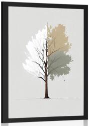 Dovido Poszter minimalista többszínű fa - 30x45 no frame