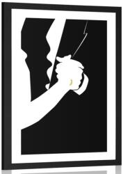 Dovido Poszter paszpartuval a szerelem megpecsételése - 40x60 black