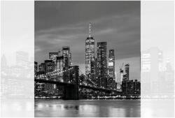 Dovido Öntapadó fotótapéta Brooklyn híd fekete fehérben - 245x270