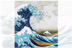 Dovido Tapéta reprodukció A nagy hullám Kanagawánál- Kacušika Hokusai - 245x270