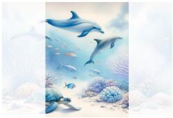 Dovido Tapéta tengeri világ delfinekkel - 196x270