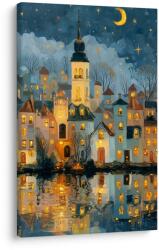 Dovido Kép varázslatos téli éj a városban - 30x40